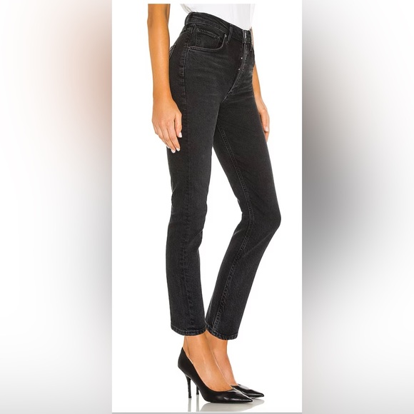 Agolde Riley crop jeans in Panoramic, size 31. - Picture 3 of 9